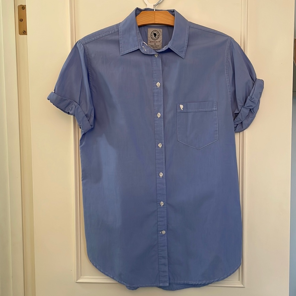 TALULA Oxford Boyfriend Fit Collared Shirt